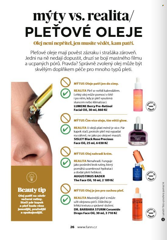 FANN PARFUMERIE leták - Od úterý 1.9.2026