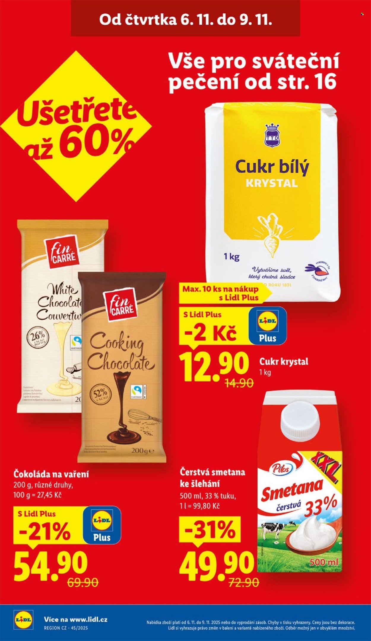 LIDL leták - Od čtvrtka 6.11.2025 (2025-11-06 - 2025-11-09)