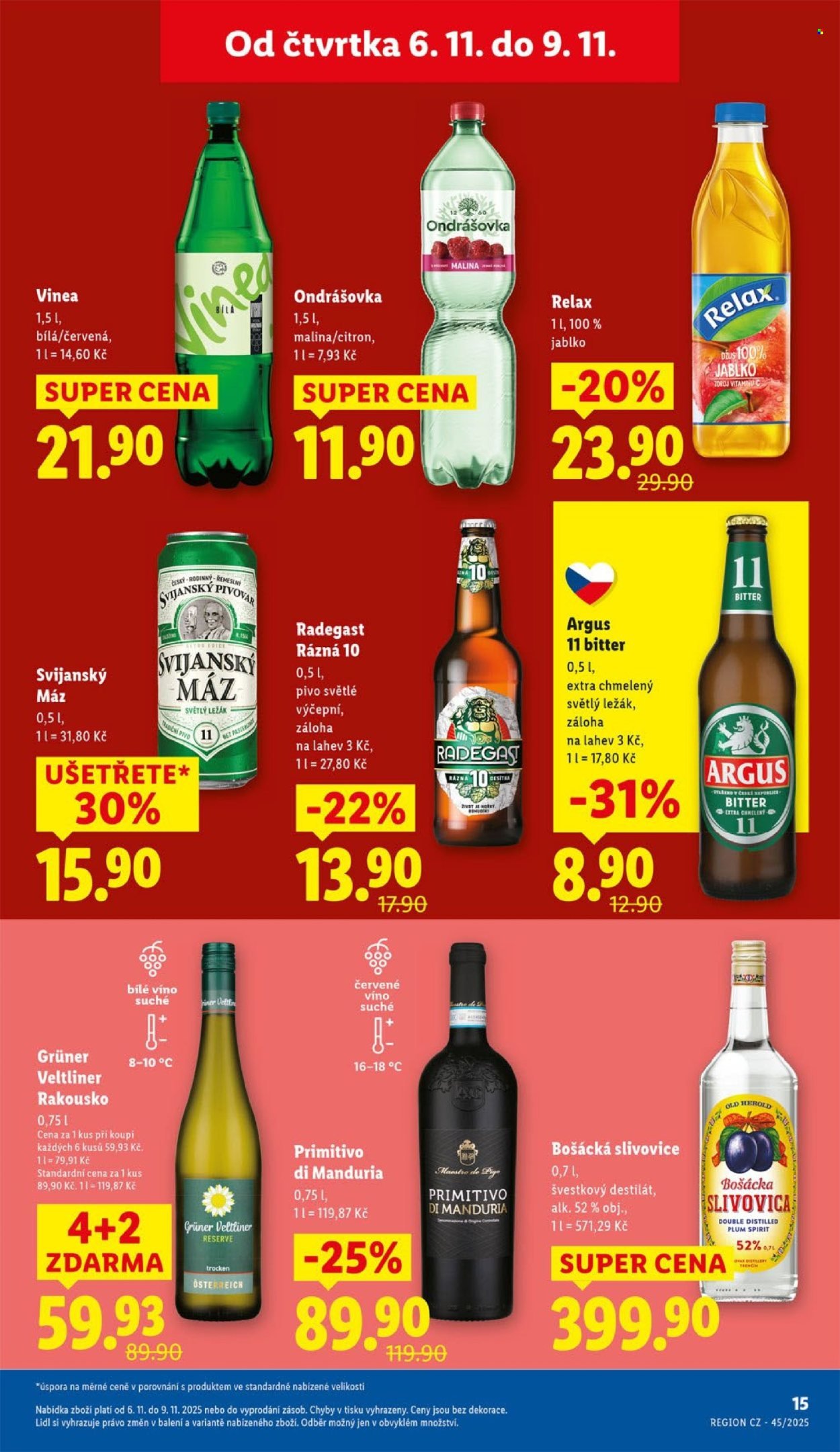 LIDL leták - Od čtvrtka 6.11.2025 (2025-11-06 - 2025-11-09)