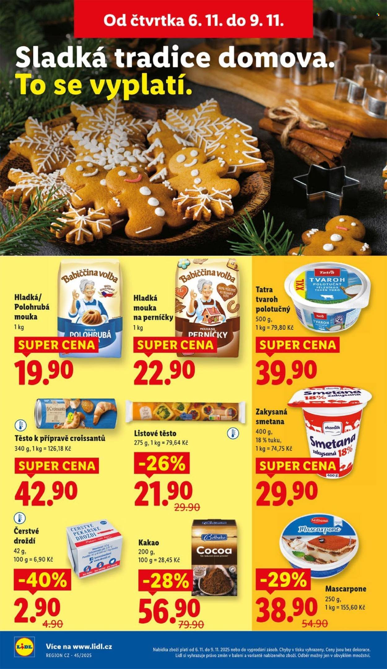 LIDL leták - Od čtvrtka 6.11.2025 (2025-11-06 - 2025-11-09)