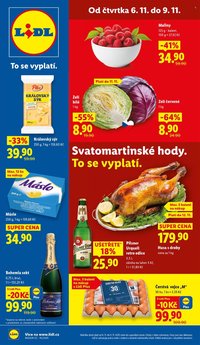 LIDL leták - Od čtvrtka 6.11.2025 (2025-11-06 - 2025-11-09)