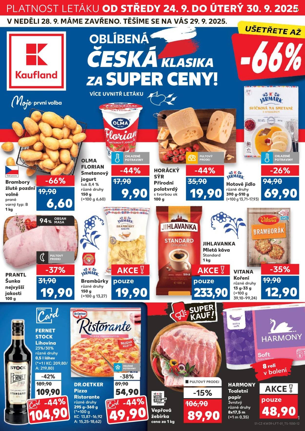 KAUFLAND leták - Od středy 24.9.2025 (2025-09-24 - 2025-09-30)