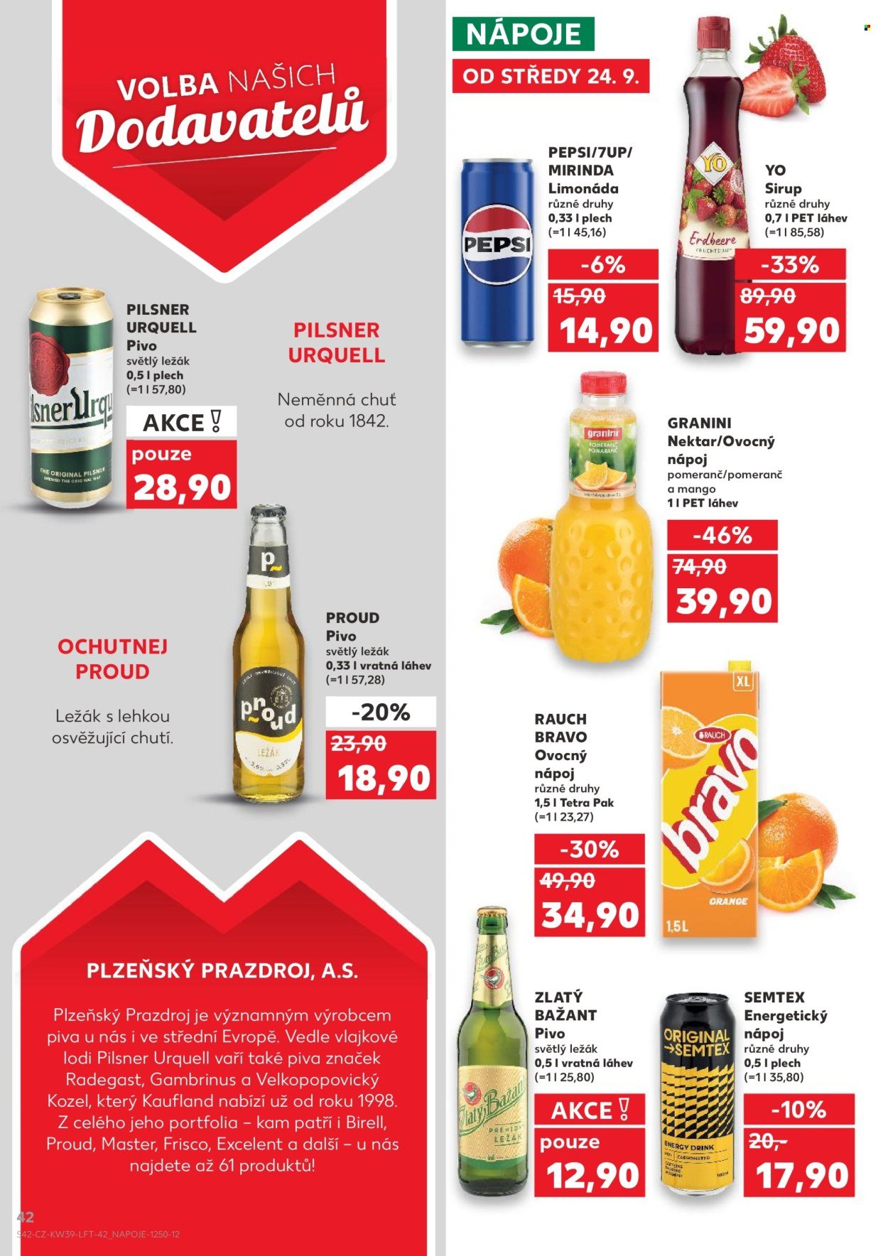 KAUFLAND leták - Od středy 24.9.2025 (2025-09-24 - 2025-09-30)