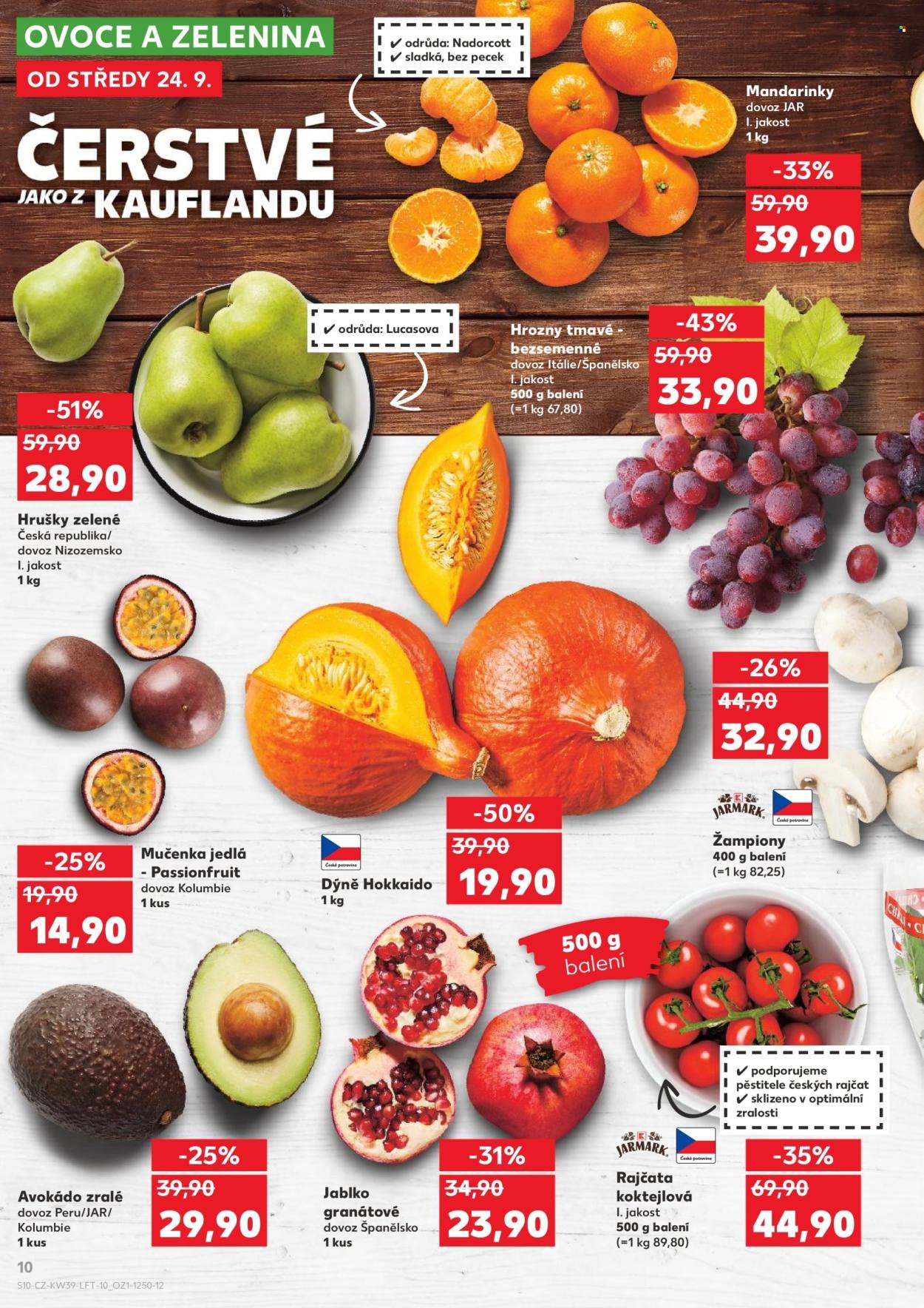 KAUFLAND leták - Od středy 24.9.2025 (2025-09-24 - 2025-09-30)