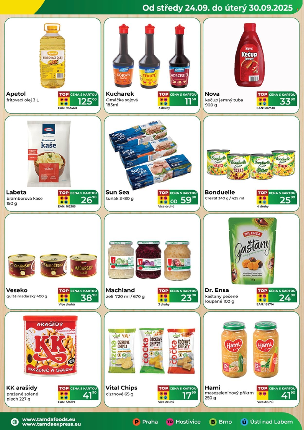 TAMDA FOODS leták - Od středy 24.9.2025 (2025-09-24 - 2025-09-30)