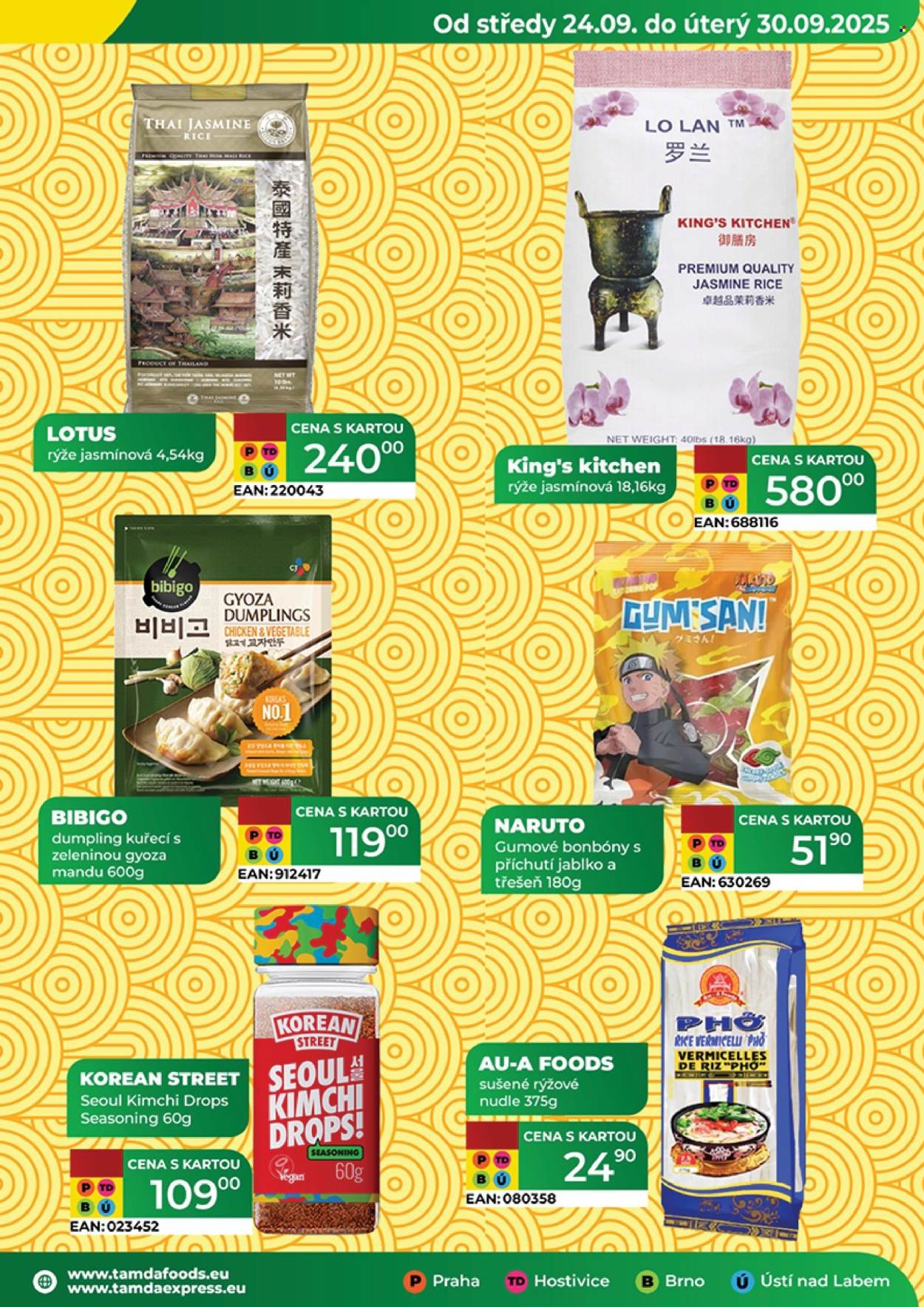 TAMDA FOODS leták - Od středy 24.9.2025 (2025-09-24 - 2025-09-30)