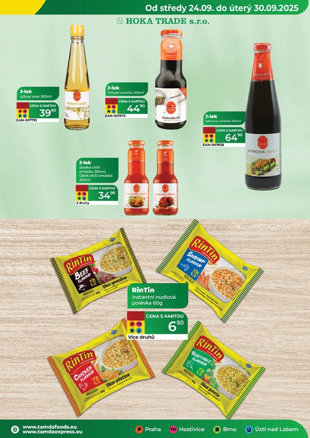 TAMDA FOODS leták - Od středy 24.9.2025 (2025-09-24 - 2025-09-30)