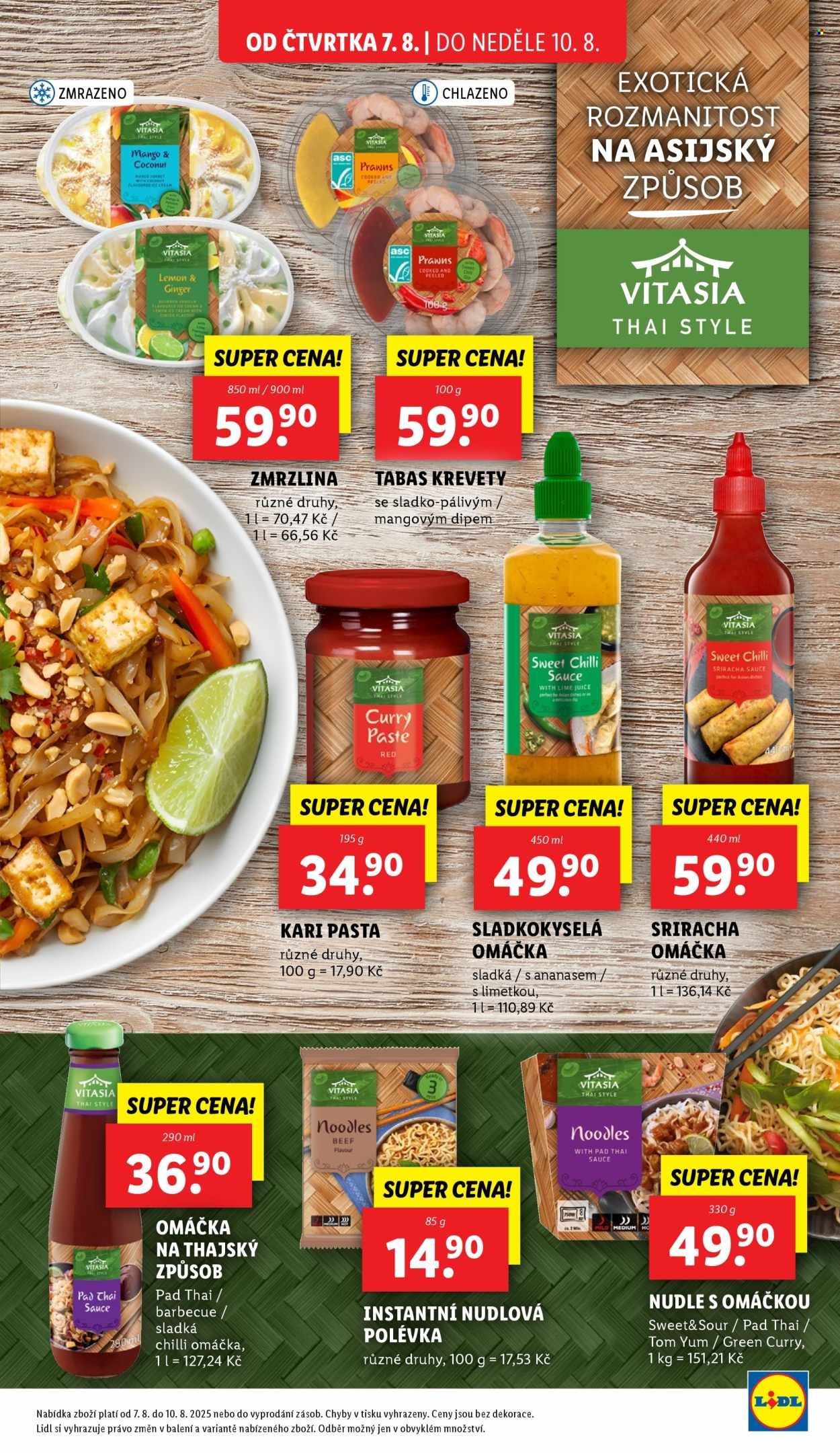 LIDL leták - Od čtvrtka 7.8.2025 (2025-08-07 - 2025-08-10)
