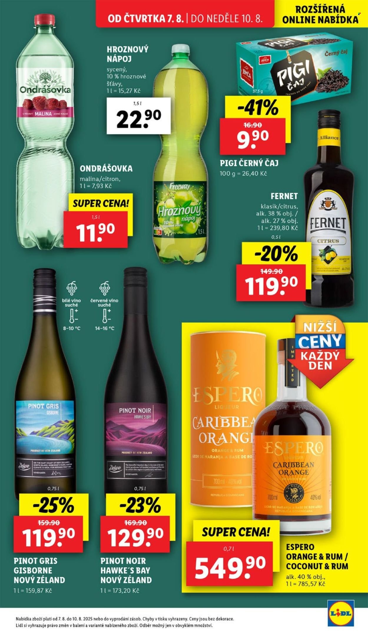 LIDL leták - Od čtvrtka 7.8.2025 (2025-08-07 - 2025-08-10)