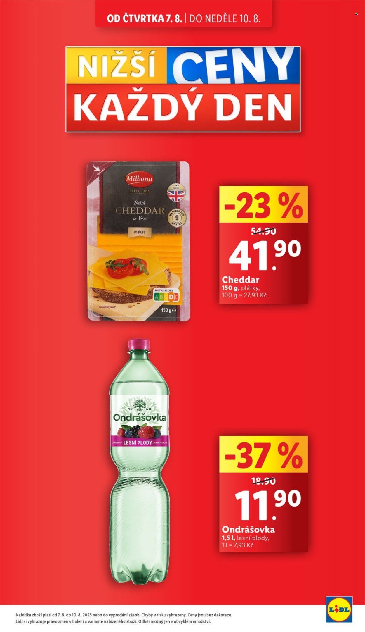 LIDL leták - Od čtvrtka 7.8.2025 (2025-08-07 - 2025-08-10)