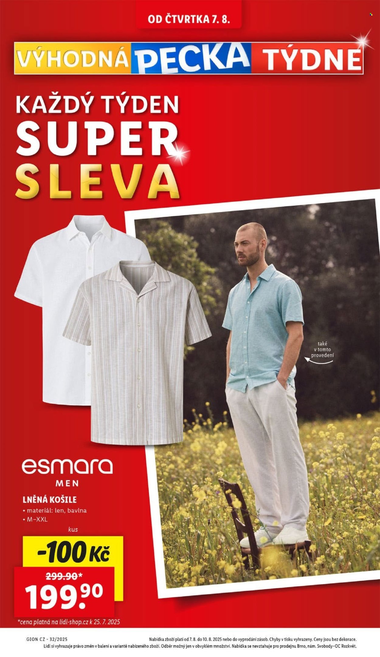 LIDL leták - Od čtvrtka 7.8.2025 (2025-08-07 - 2025-08-10)
