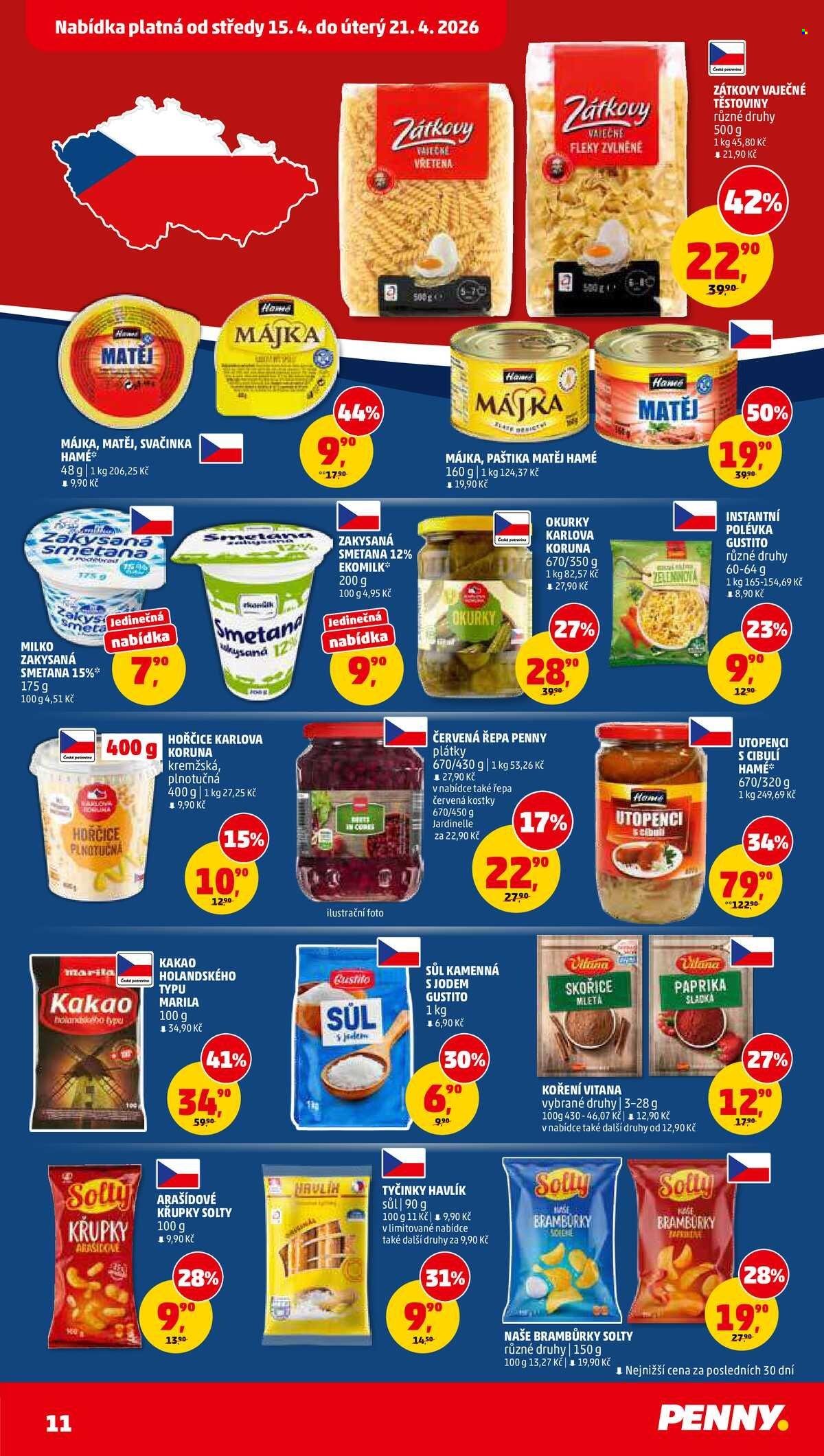 PENNY leták - nízké ceny hezky česky (2026-04-15 - 2026-04-21)
