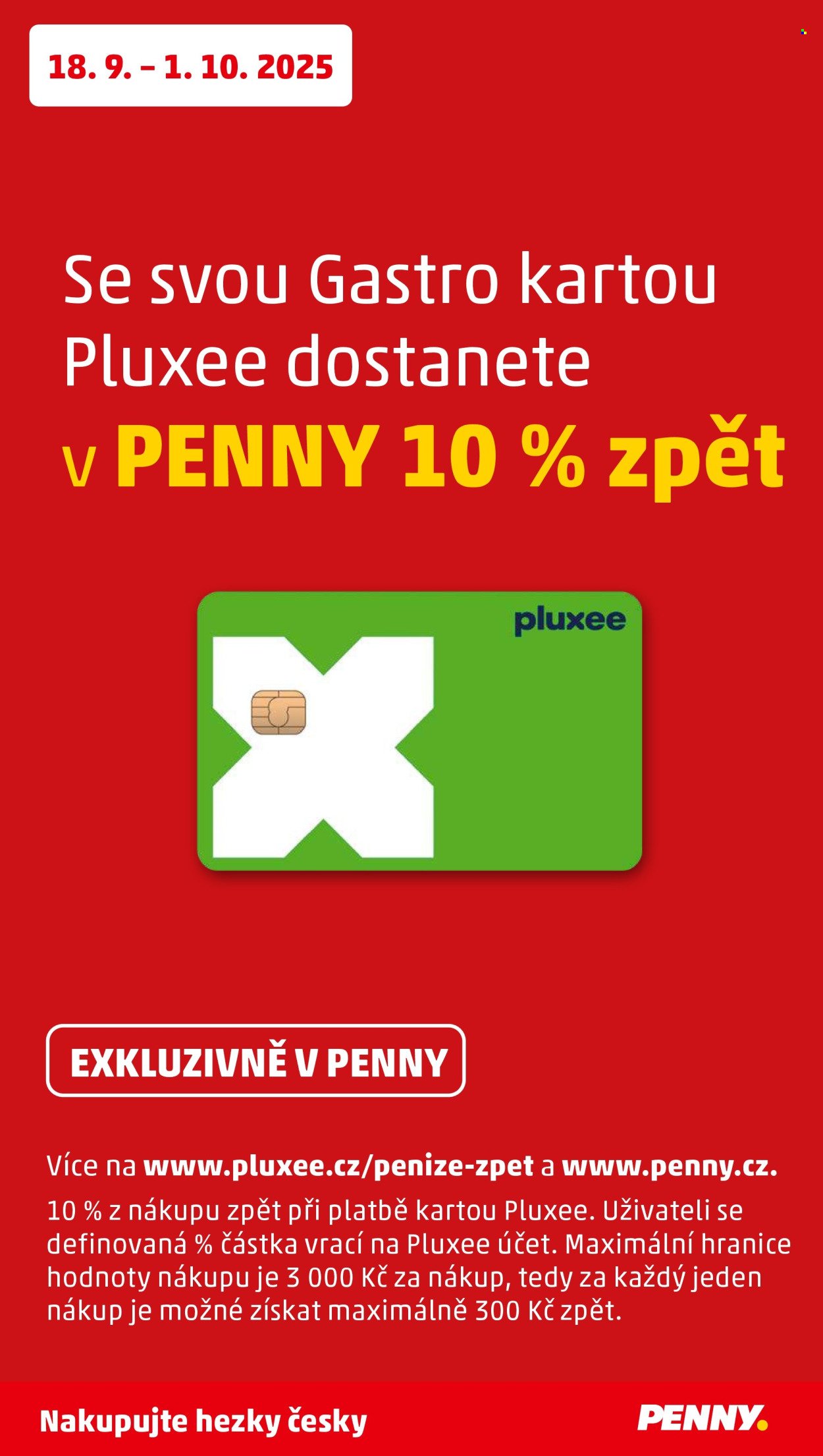PENNY leták - Nakupujte hezky česky (2025-09-18 - 2025-09-24)