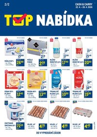 MAKRO leták - TOP mléčné výrobky (2026-04-22 - 2026-04-28)