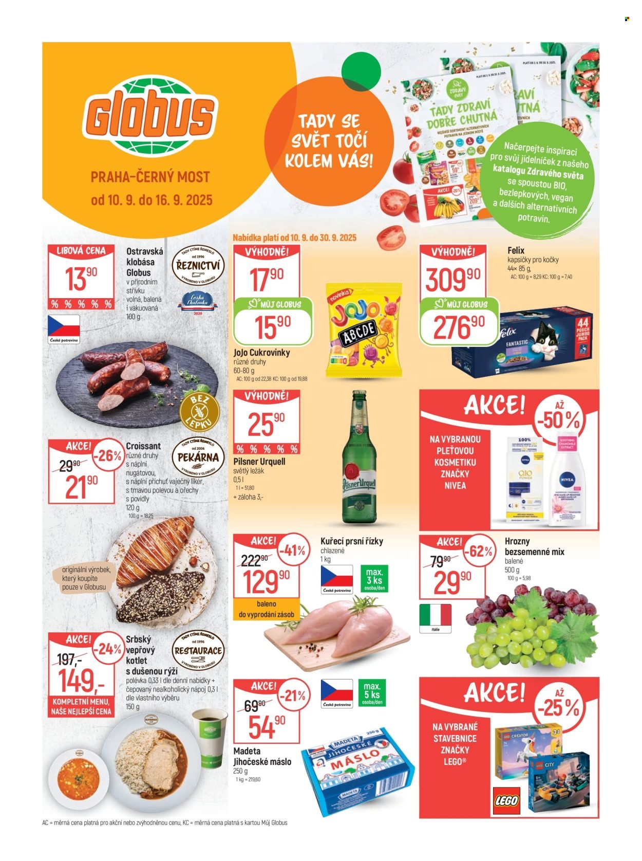 GLOBUS leták - Od středy 10.9.2025 (2025-09-10 - 2025-09-16)