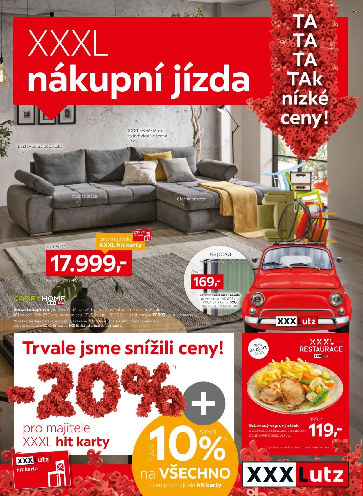 XXXLUTZ leták - Nákupní jízda