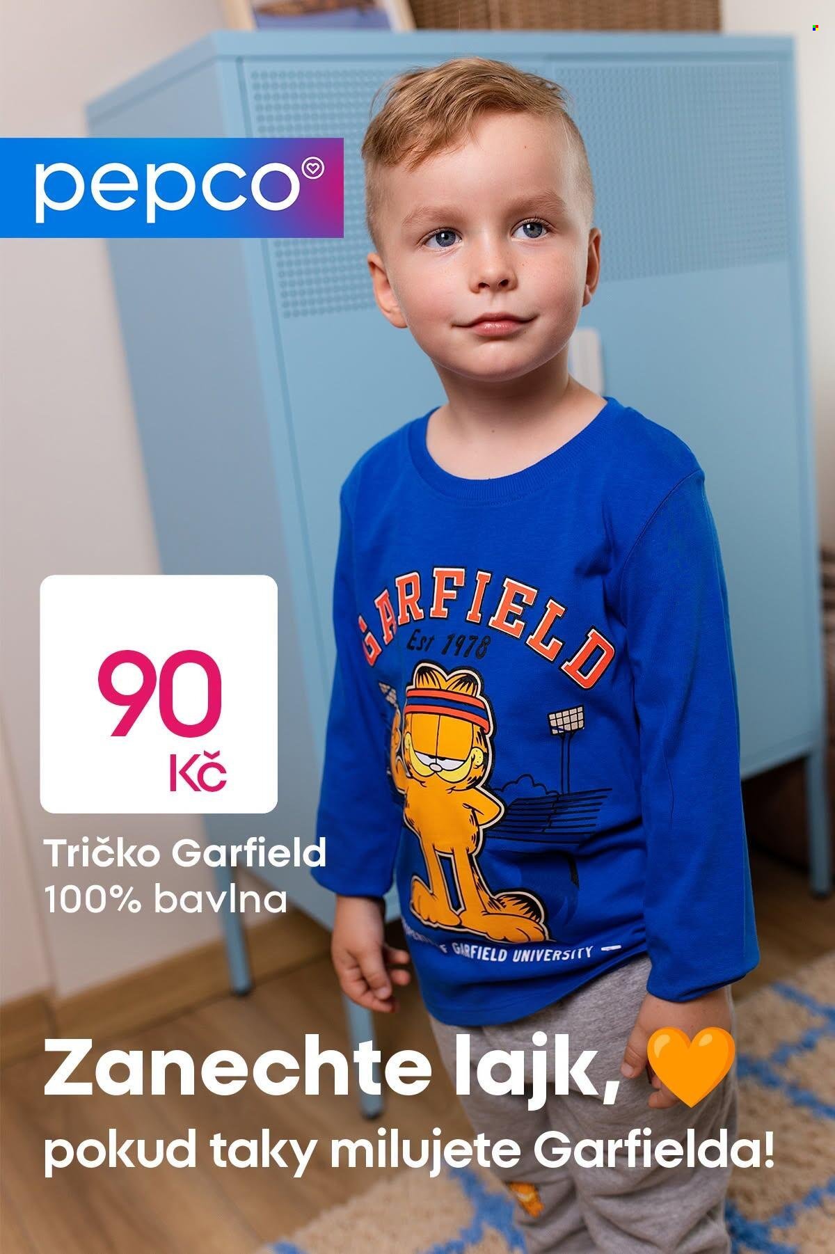 PEPCO leták - Zanechte lajk, pokud taky milujete Garfielda!