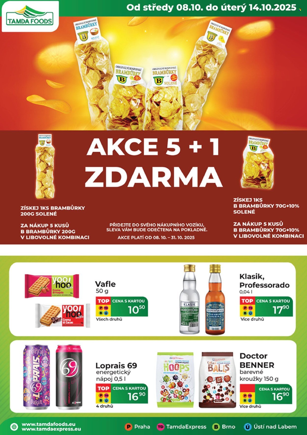 TAMDA FOODS leták - Od středy 8.10.2025 (2025-10-08 - 2025-10-14)