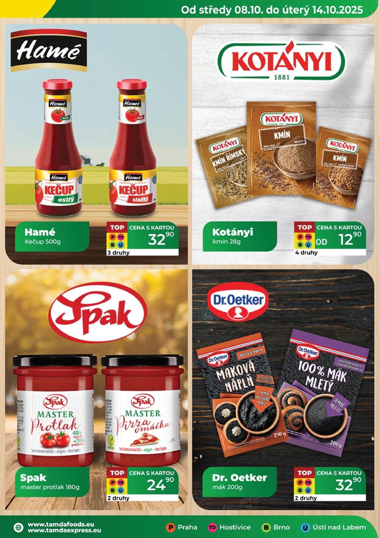 TAMDA FOODS leták - Od středy 8.10.2025 (2025-10-08 - 2025-10-14)