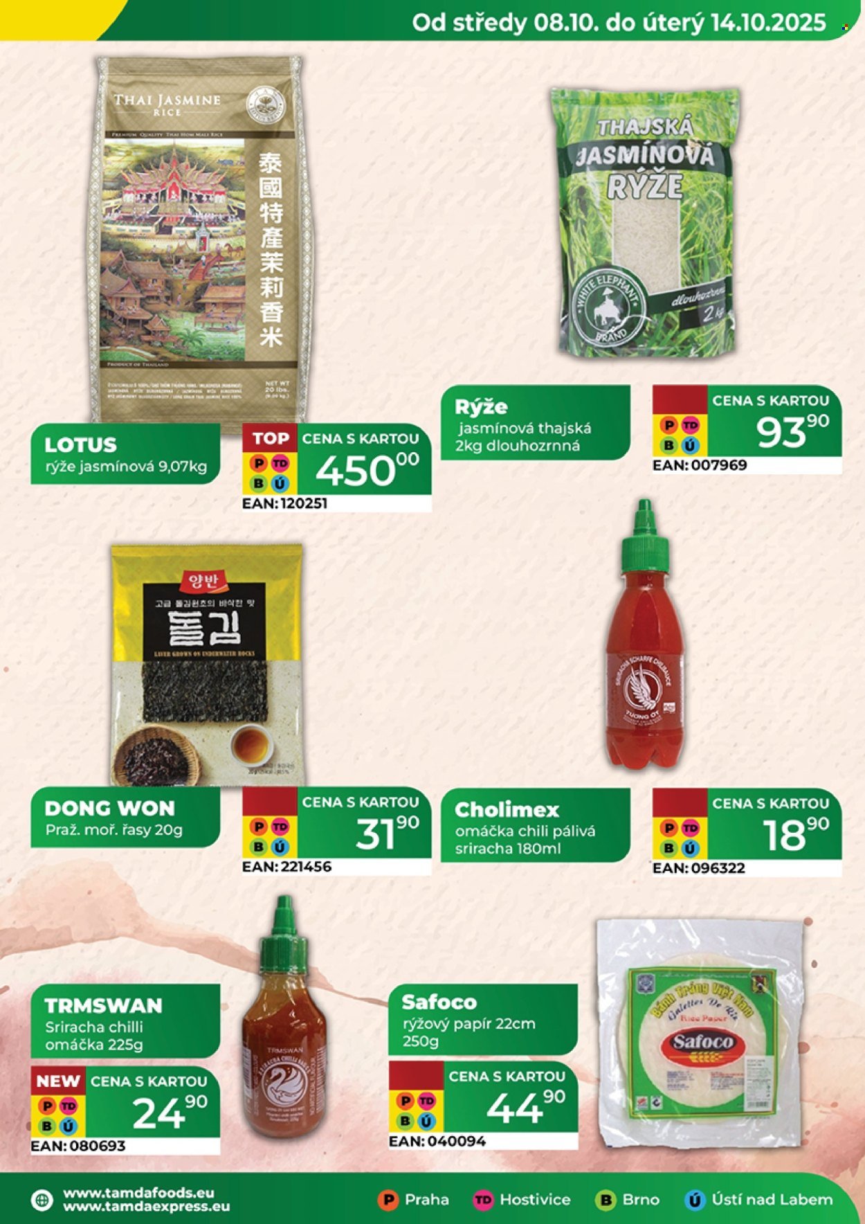 TAMDA FOODS leták - Od středy 8.10.2025 (2025-10-08 - 2025-10-14)