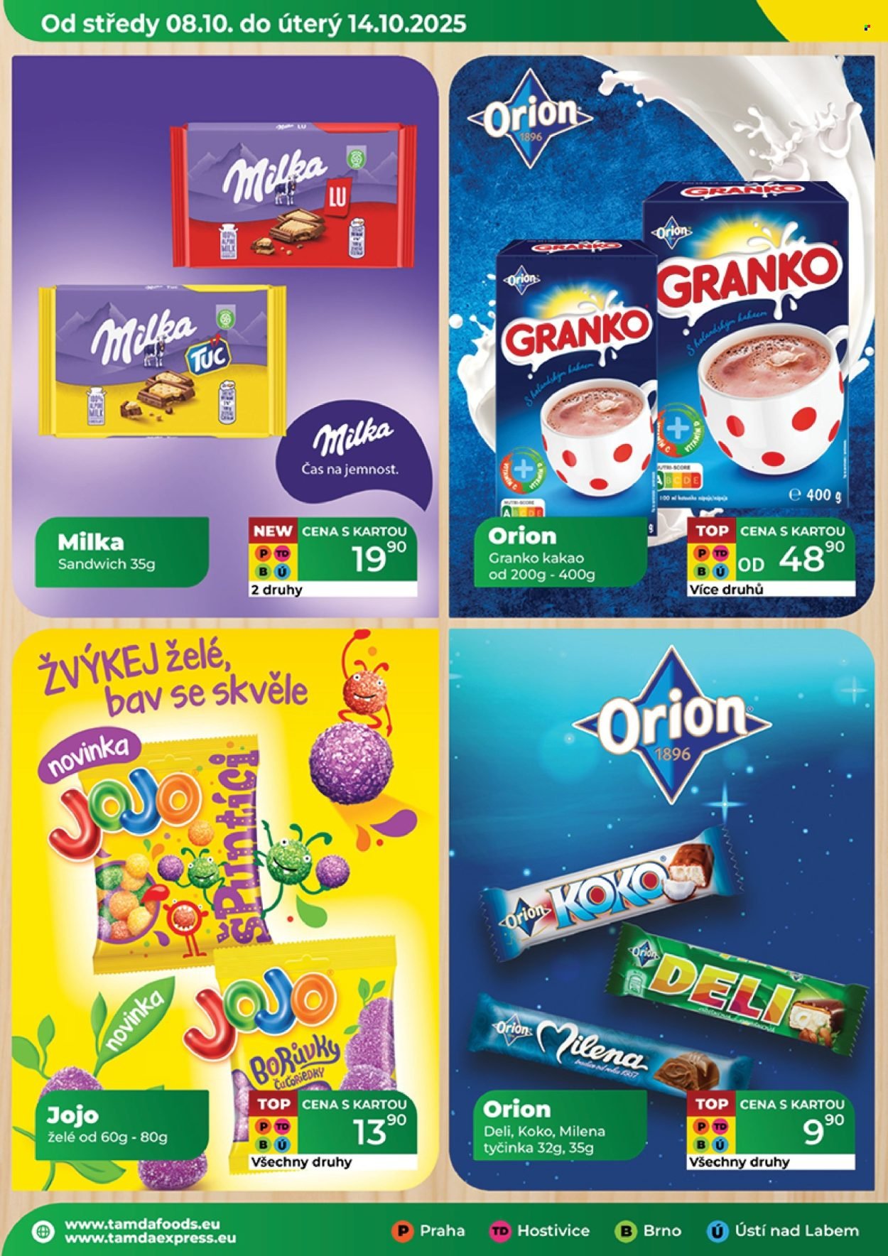 TAMDA FOODS leták - Od středy 8.10.2025 (2025-10-08 - 2025-10-14)