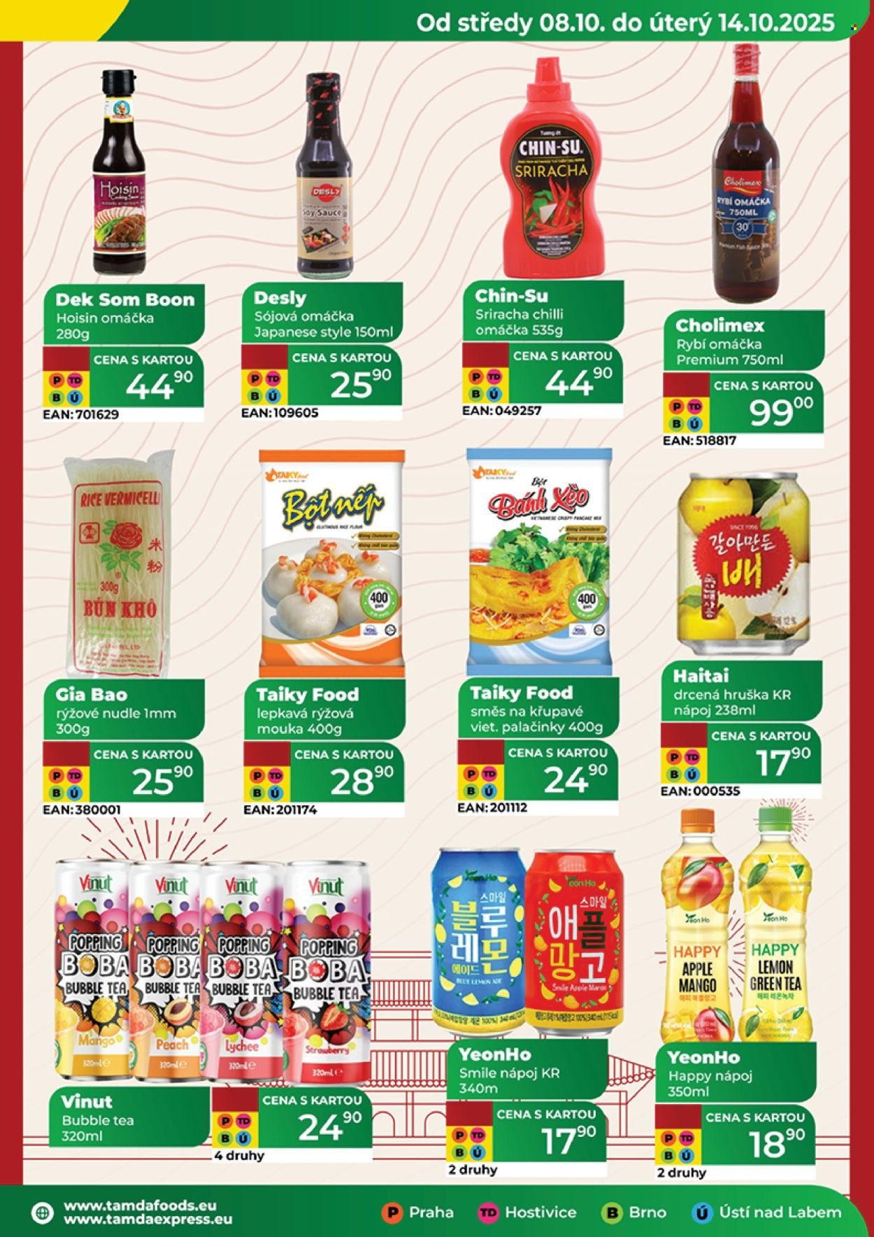 TAMDA FOODS leták - Od středy 8.10.2025 (2025-10-08 - 2025-10-14)