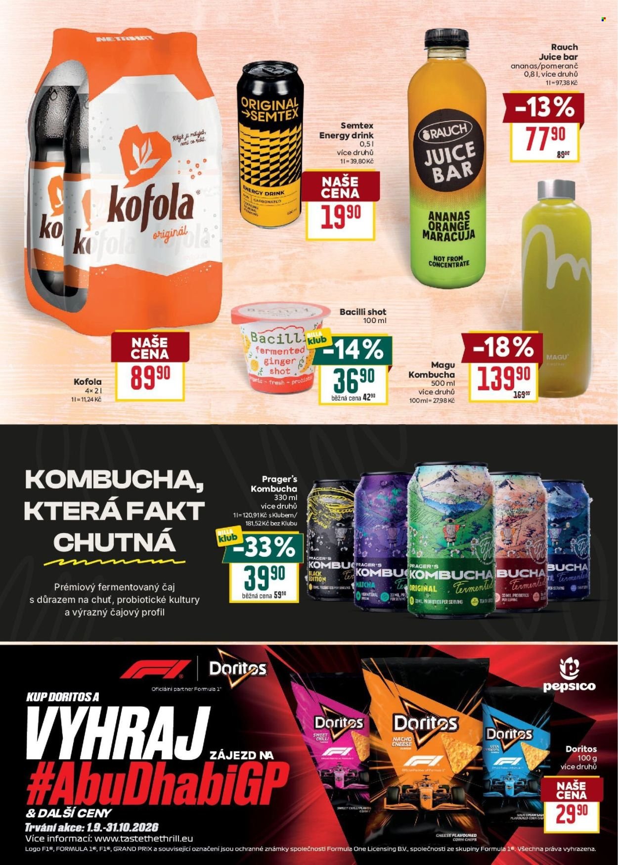 BILLA leták - Podzimní nápoje