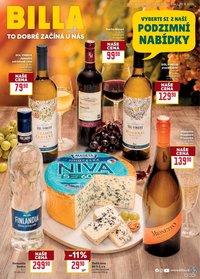 BILLA leták - Podzimní nápoje