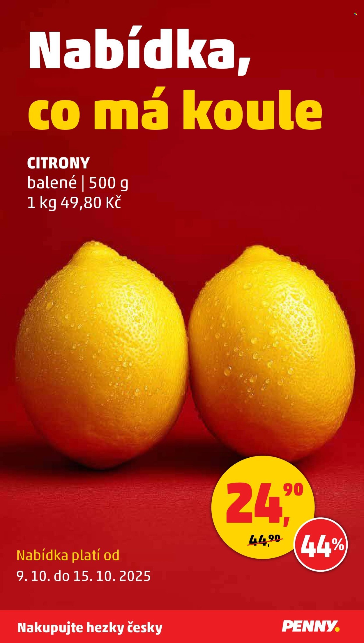 PENNY leták - Nakupujte hezky česky (2025-10-09 - 2025-10-15)