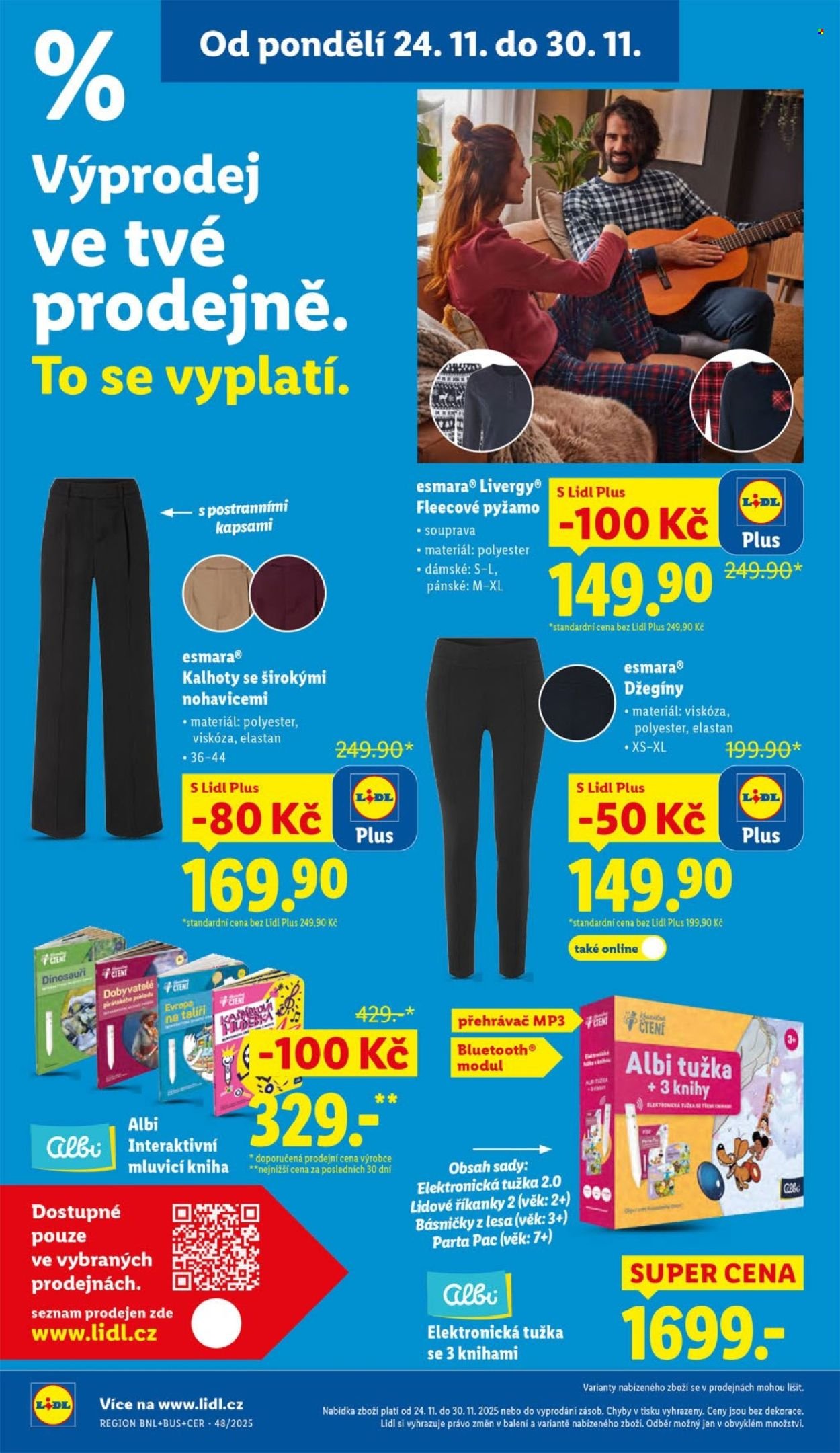LIDL leták - Spotřební zboží (2025-11-24 - 2025-11-30)
