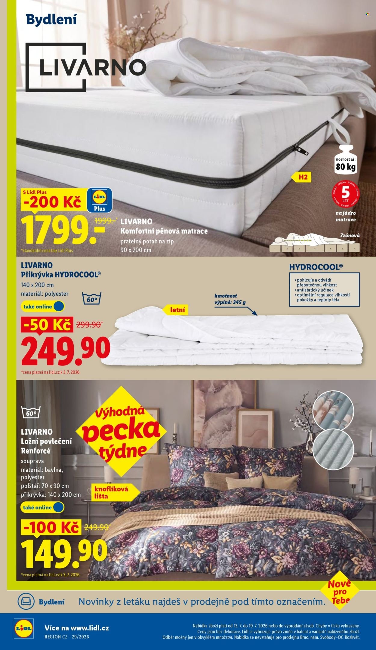 LIDL leták - Spotřební zboží