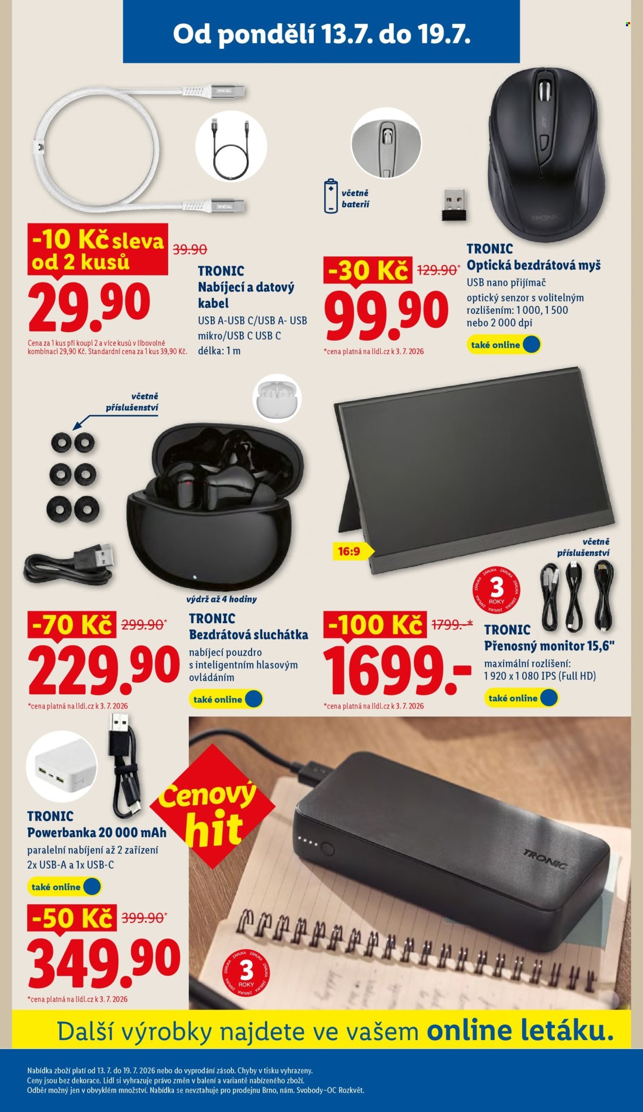 LIDL leták - Spotřební zboží