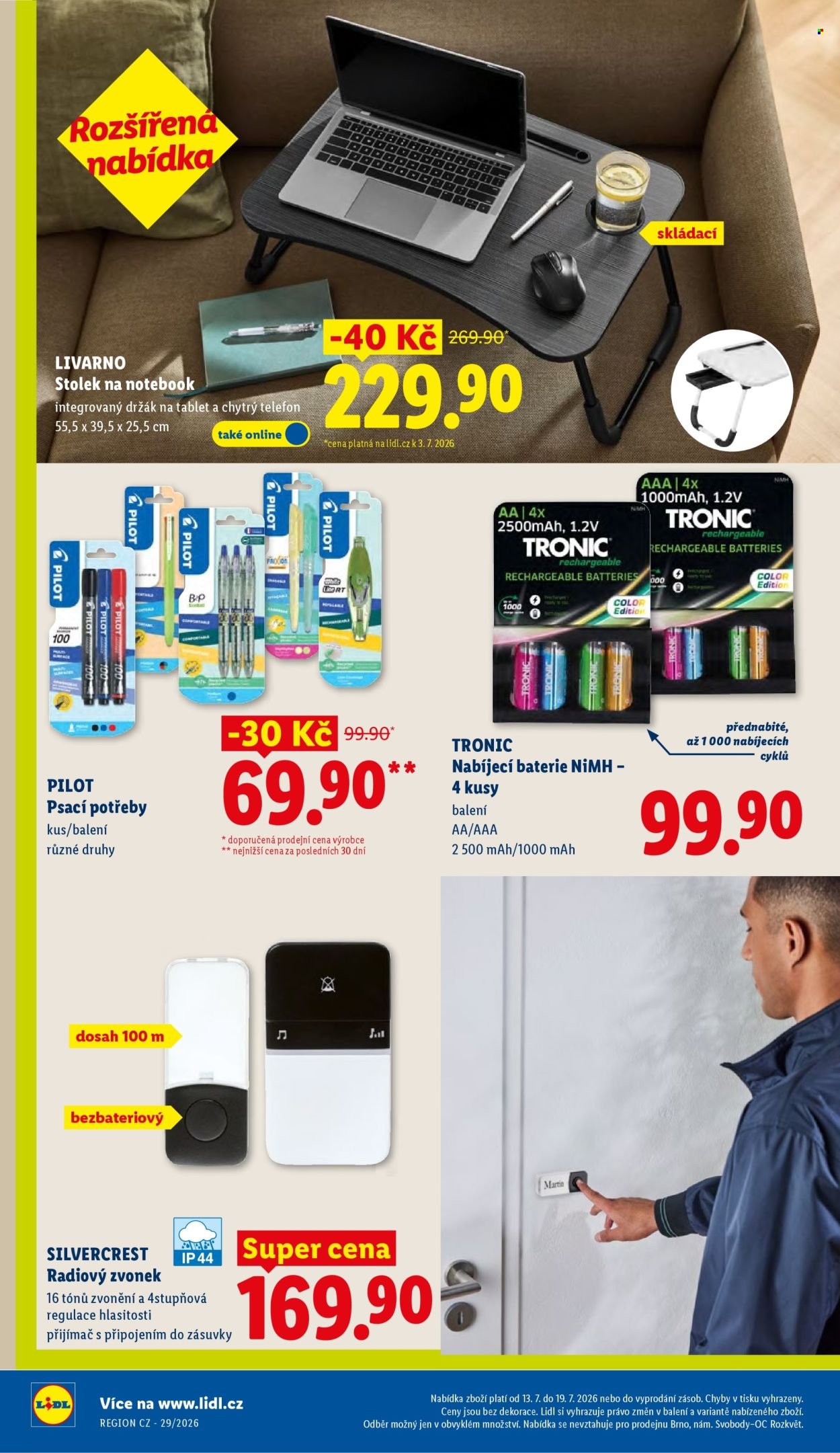 LIDL leták - Spotřební zboží