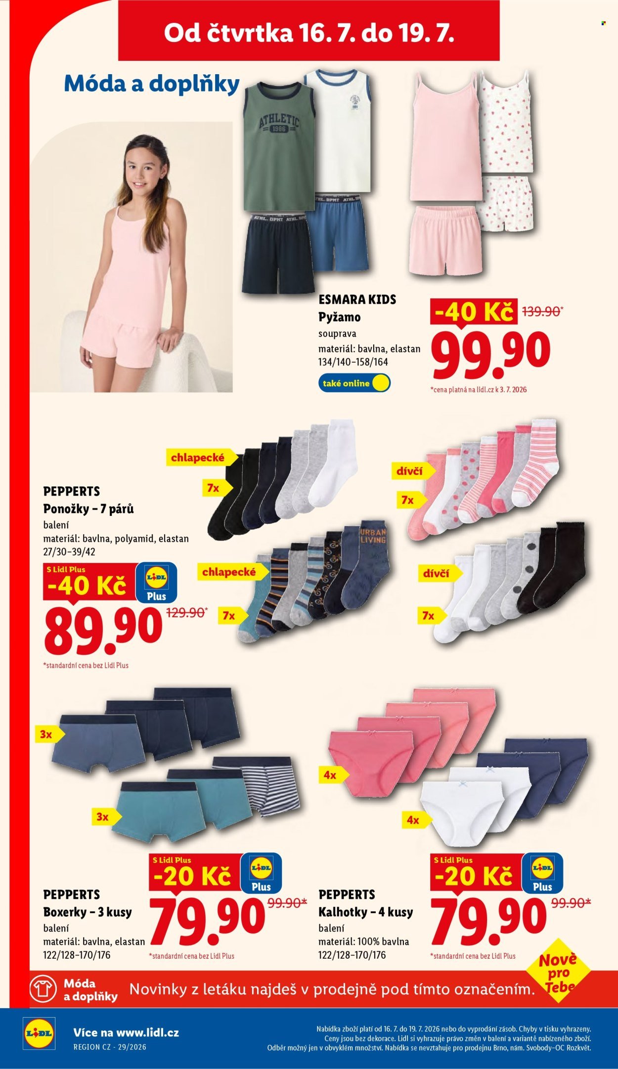 LIDL leták - Spotřební zboží