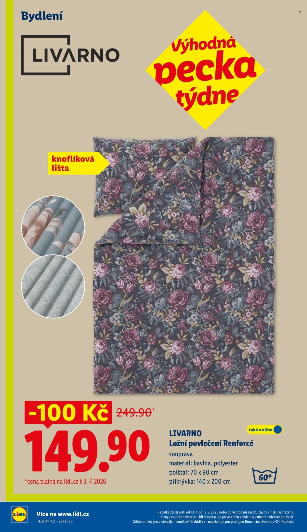 LIDL leták - Spotřební zboží