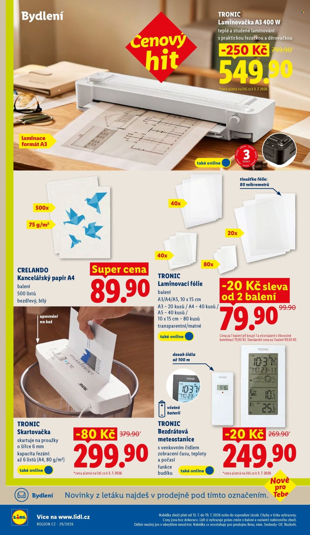 LIDL leták - Spotřební zboží