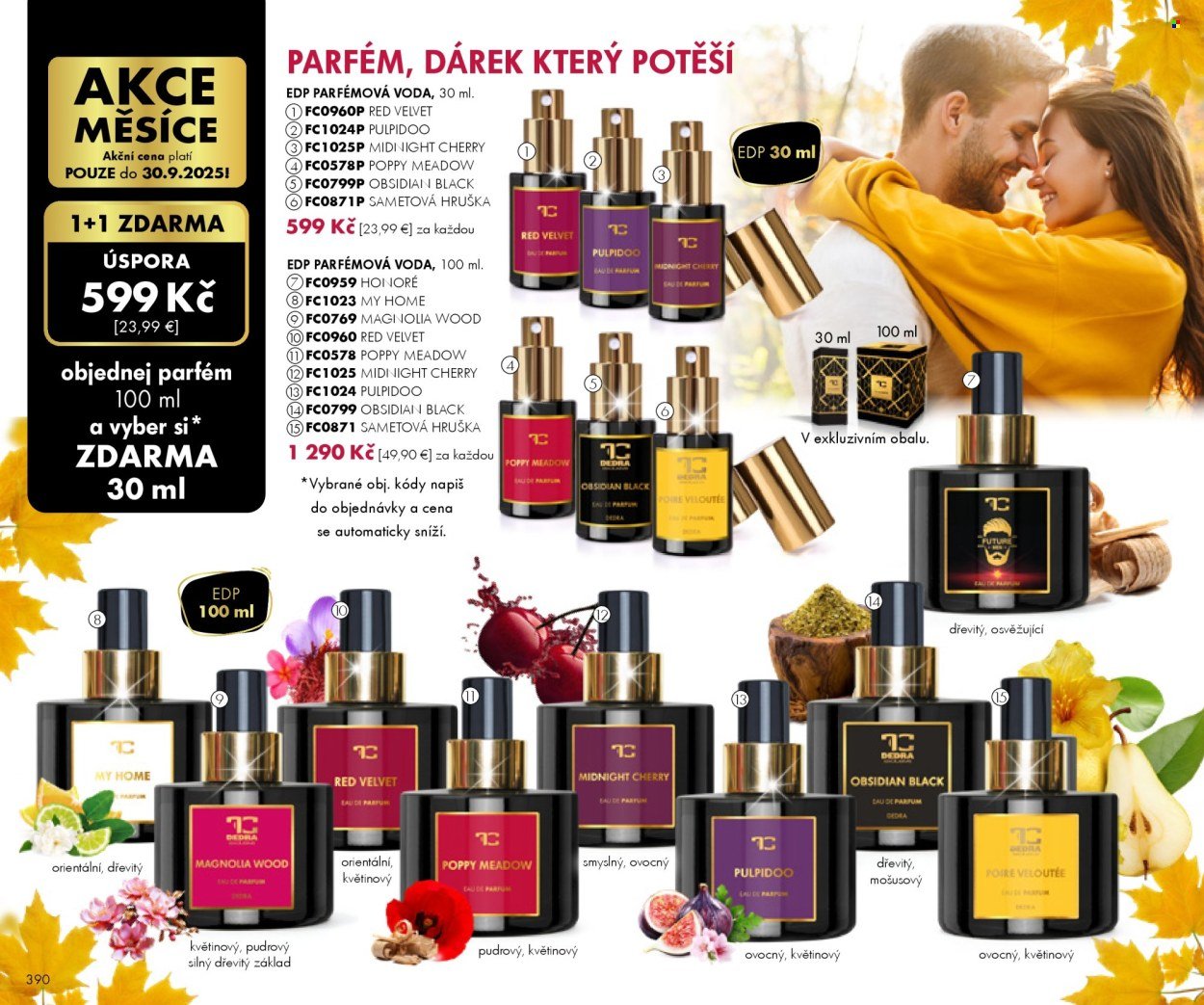 DEDRA leták - Mirage noir (2025-09-01 - 2025-11-21)