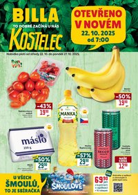 BILLA leták - Speciál: Kostelec (2025-10-22 - 2025-10-27)