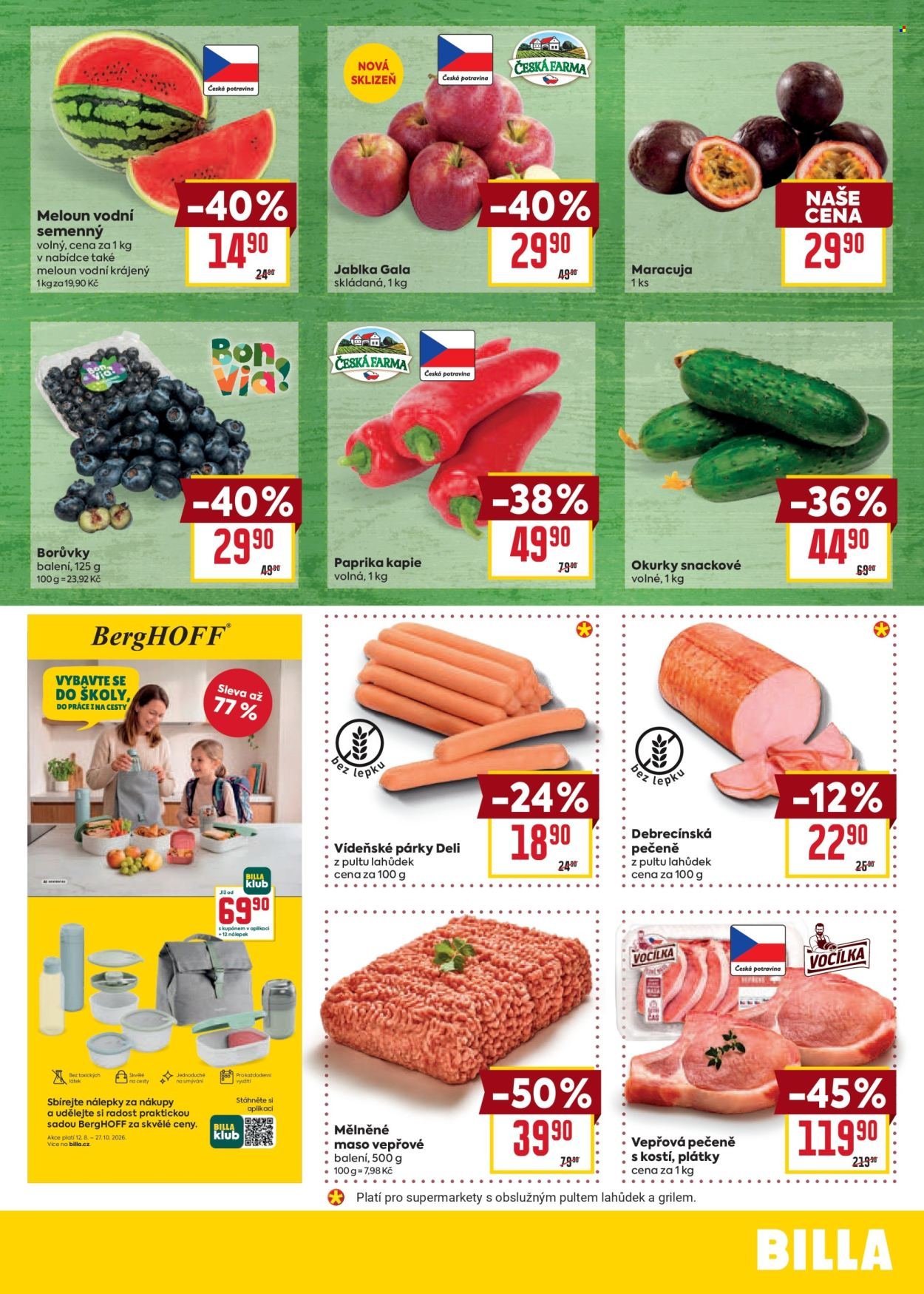 BILLA leták - Malý leták