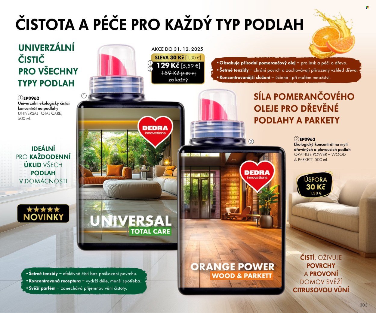 DEDRA leták - Útulný & čistý domov (2025-11-21 - 2025-12-31)