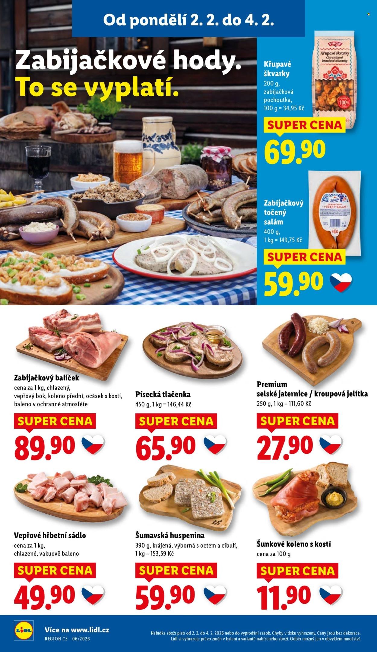 LIDL leták - Od pondělí 2.2.2026 (2026-02-02 - 2026-02-04)