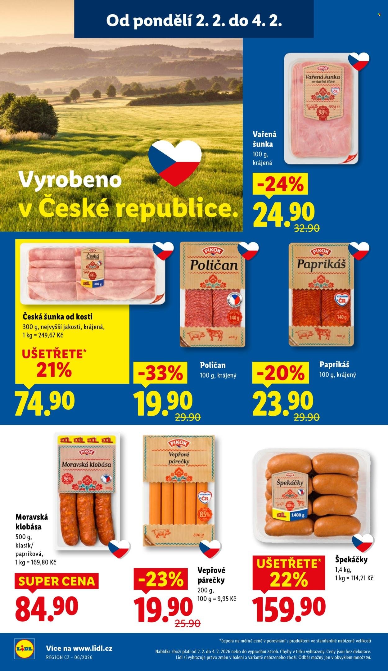 LIDL leták - Od pondělí 2.2.2026 (2026-02-02 - 2026-02-04)