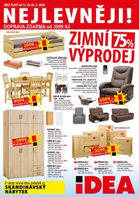 IDEA NÁBYTEK leták - Od neděle 15.2.2026 (2026-02-15 - 2026-02-28)
