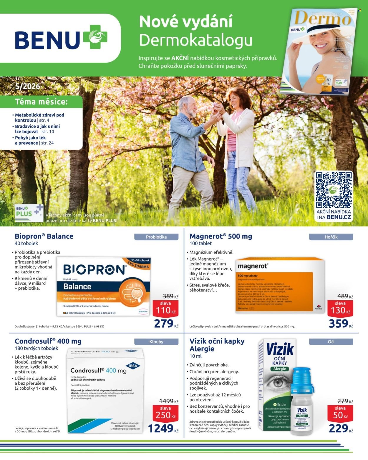 BENU LÉKÁRNA leták - Akční leták (2026-05-01 - 2026-05-31)