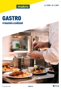 MAKRO leták - Gastro vybavení a zařízení (2026-02-01 - 2027-01-31)