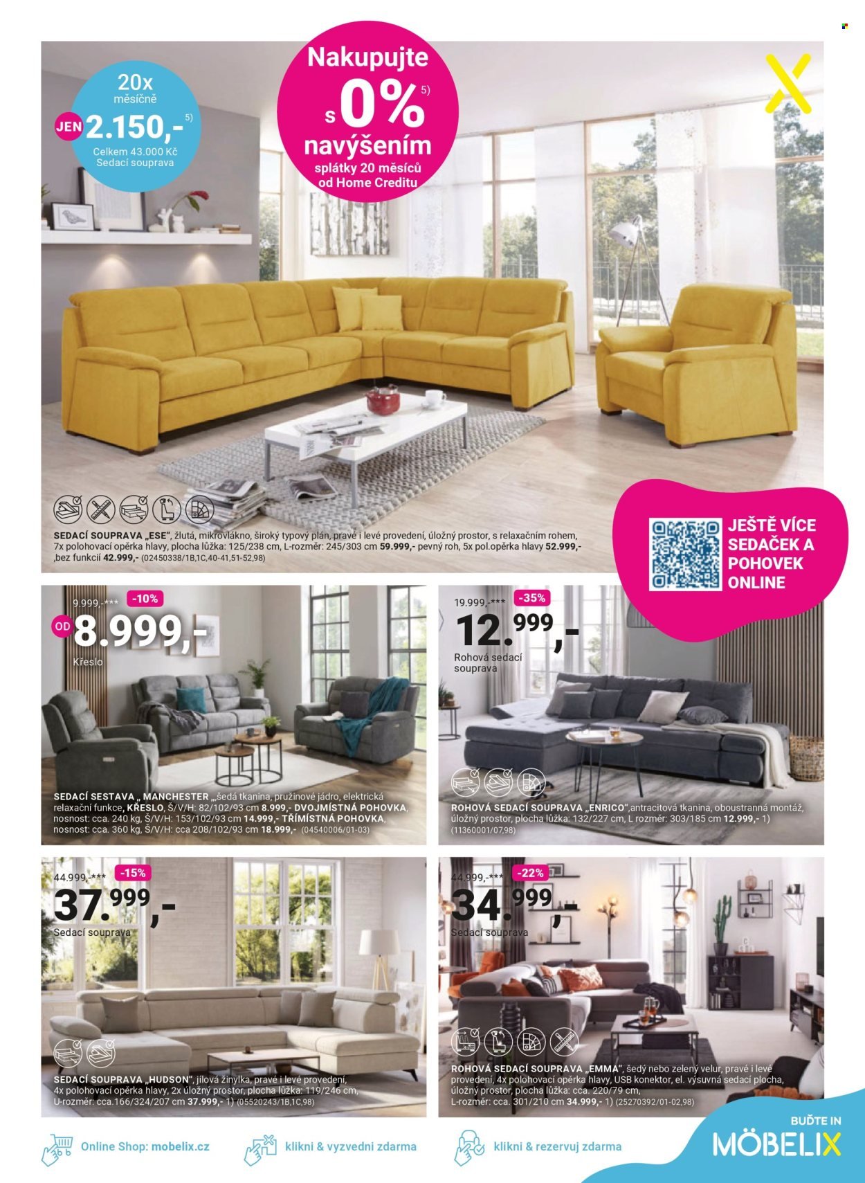 MÖBELIX leták - Okamžitá sleva ve výši DPH -21% (2025-10-27 - 2025-11-09)