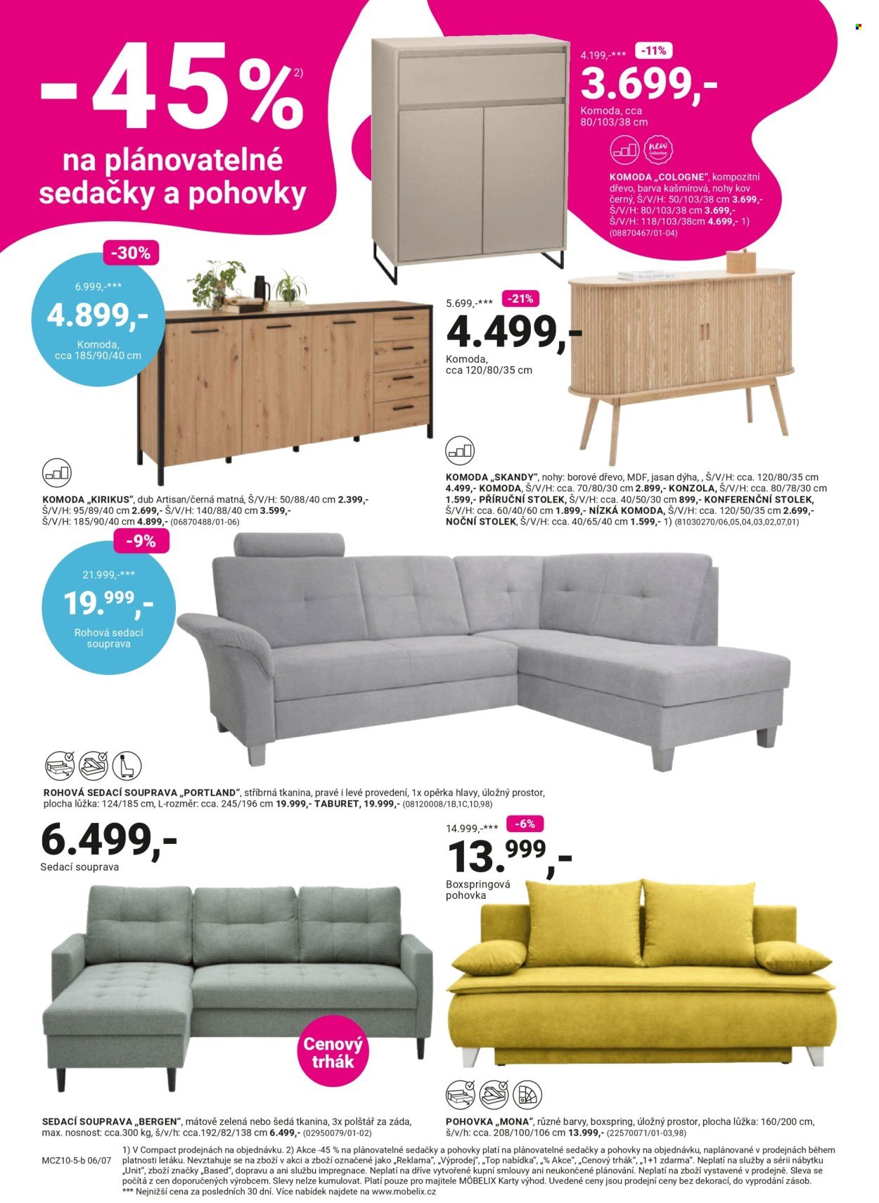 MÖBELIX leták - Okamžitá sleva ve výši DPH -21% (2025-10-27 - 2025-11-09)