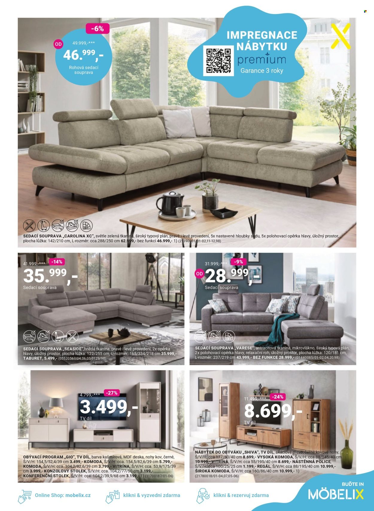 MÖBELIX leták - Okamžitá sleva ve výši DPH -21% (2025-10-27 - 2025-11-09)