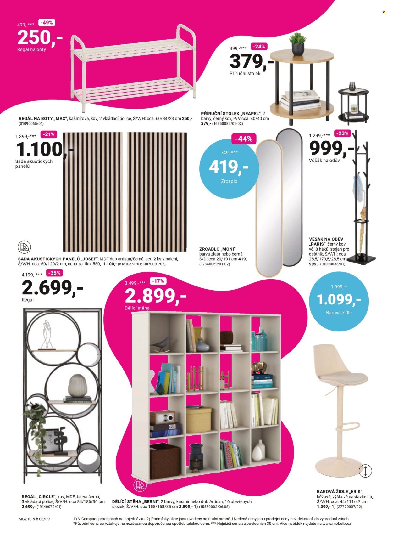 MÖBELIX leták - Okamžitá sleva ve výši DPH -21% (2025-10-27 - 2025-11-09)