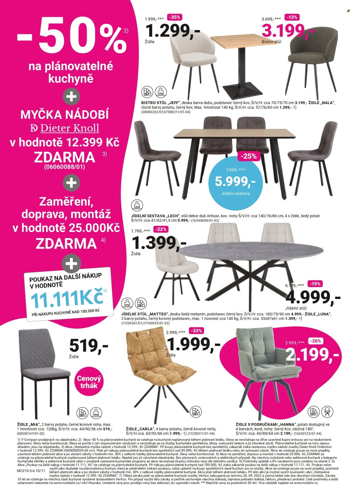 MÖBELIX leták - Okamžitá sleva ve výši DPH -21% (2025-10-27 - 2025-11-09)